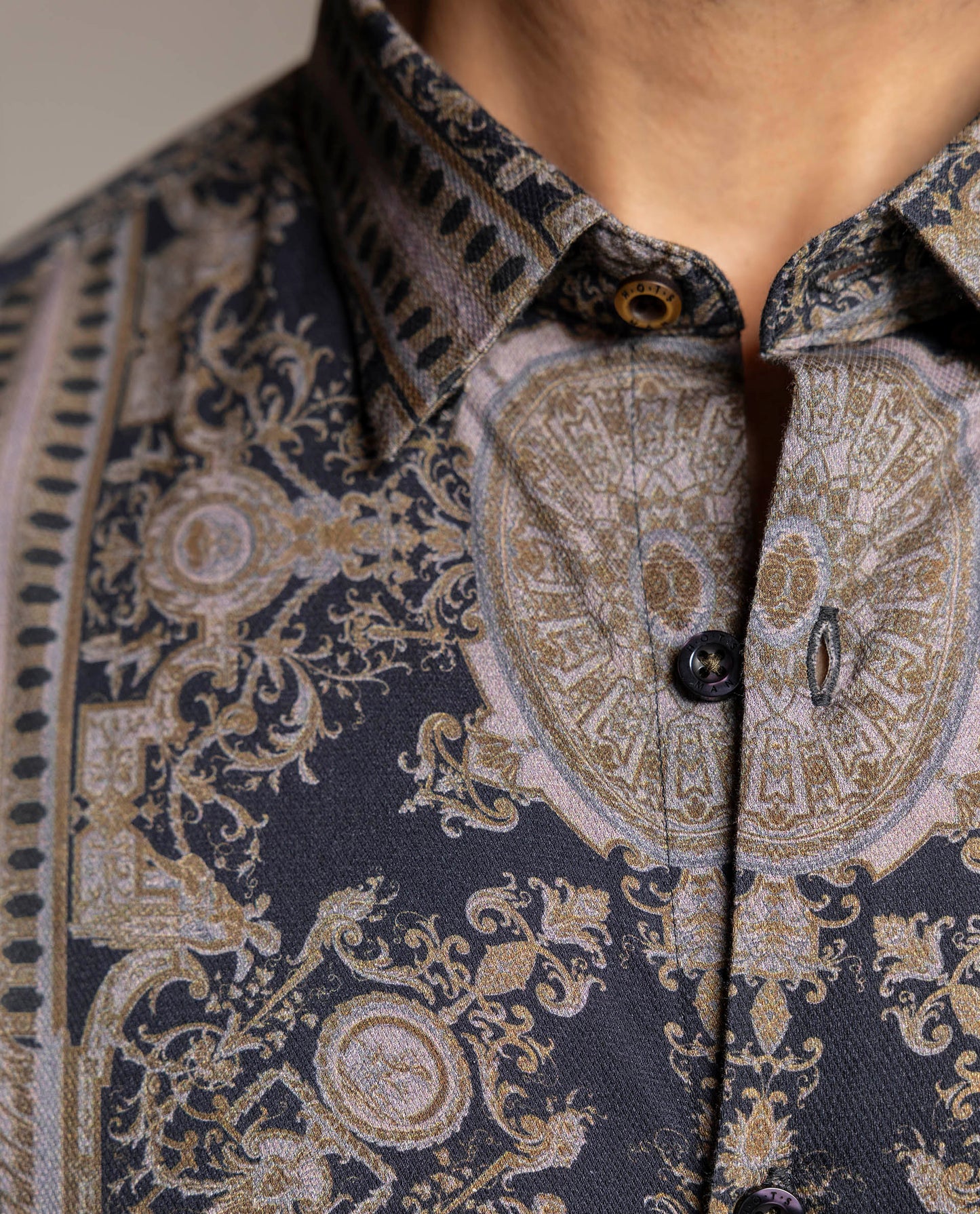 GENIUS - BLACK - DIGITAL PRINT - PARTY WEAR SHIRT