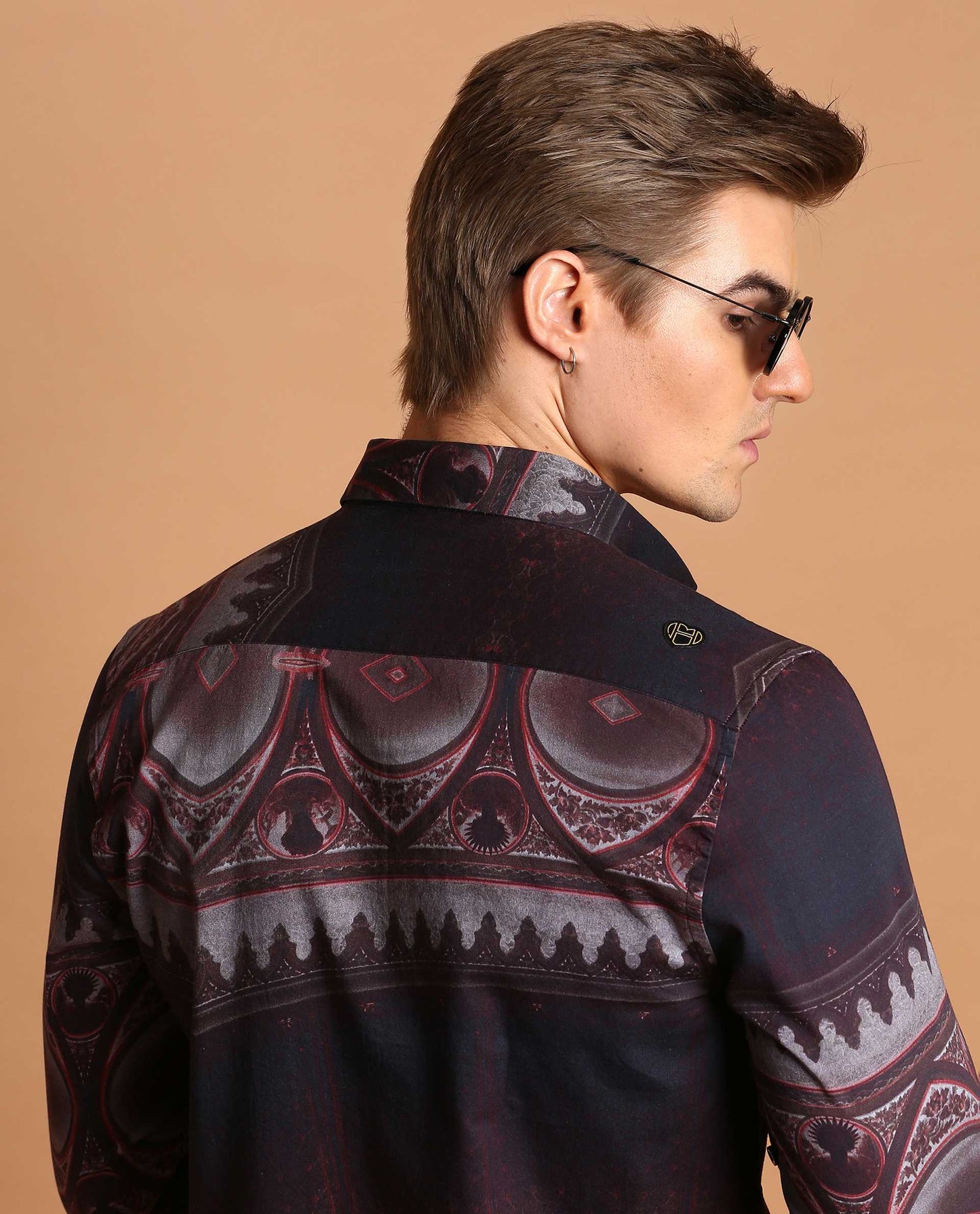 ALCHEMY - MAROON - DIGITAL PRINT PARTYWEAR SHIRT