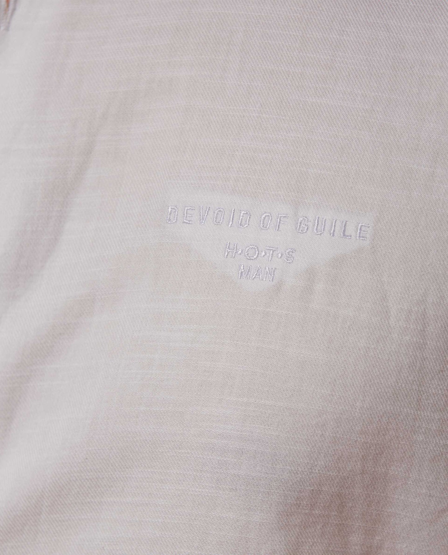 SAGA - WHITE - EMBROIDERED SHIRT