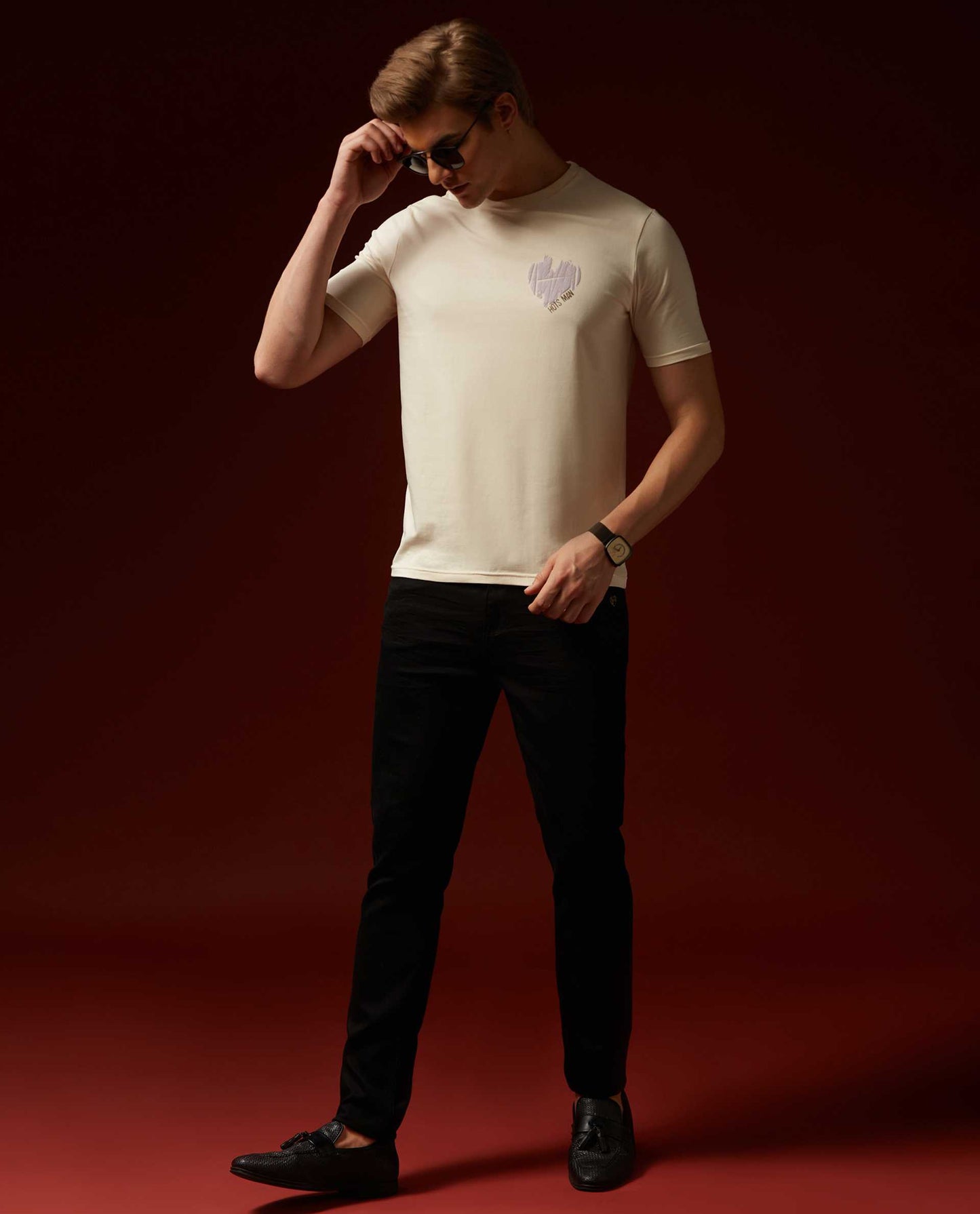 B2B - OFF WHITE - GRAPHIC PRINT T-SHIRT