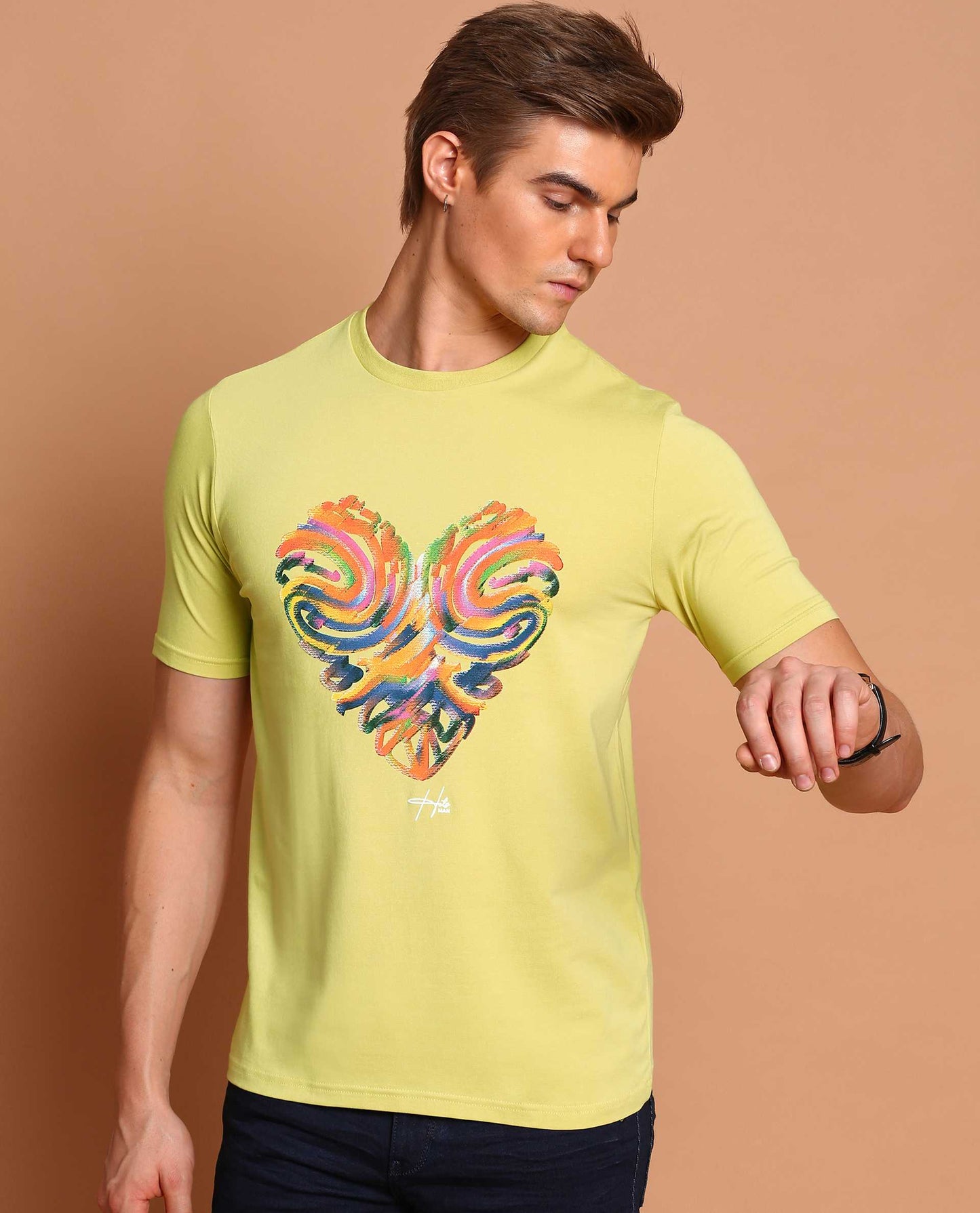BRAIN - GREEN - GRAPHIC PRINT T-SHIRT