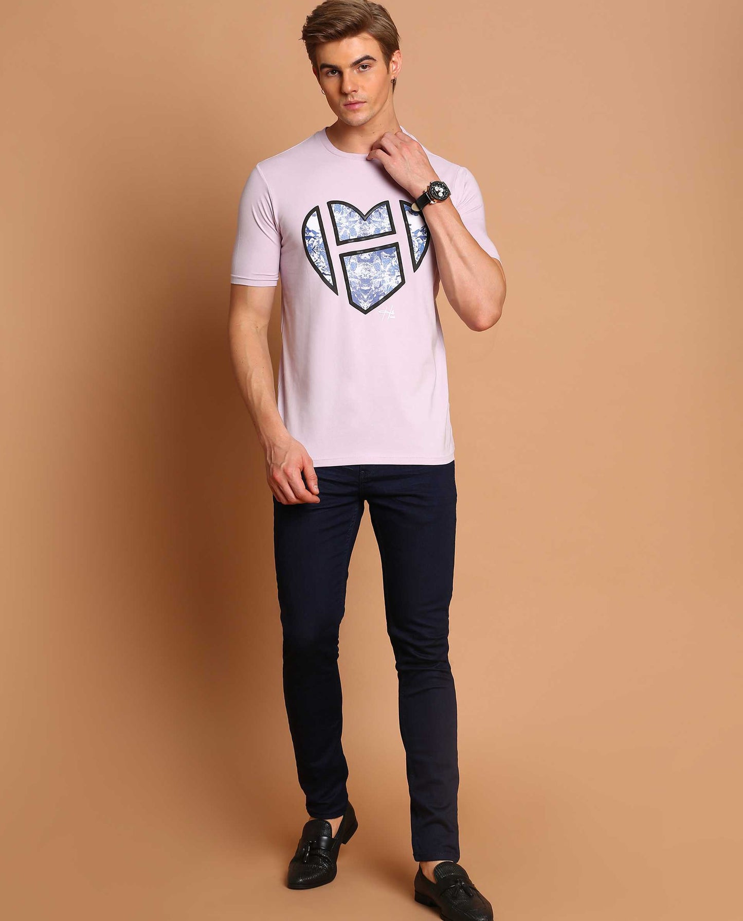 TRIBUTE - LT PURPLE - GRAPHIC PRINT T-SHIRT