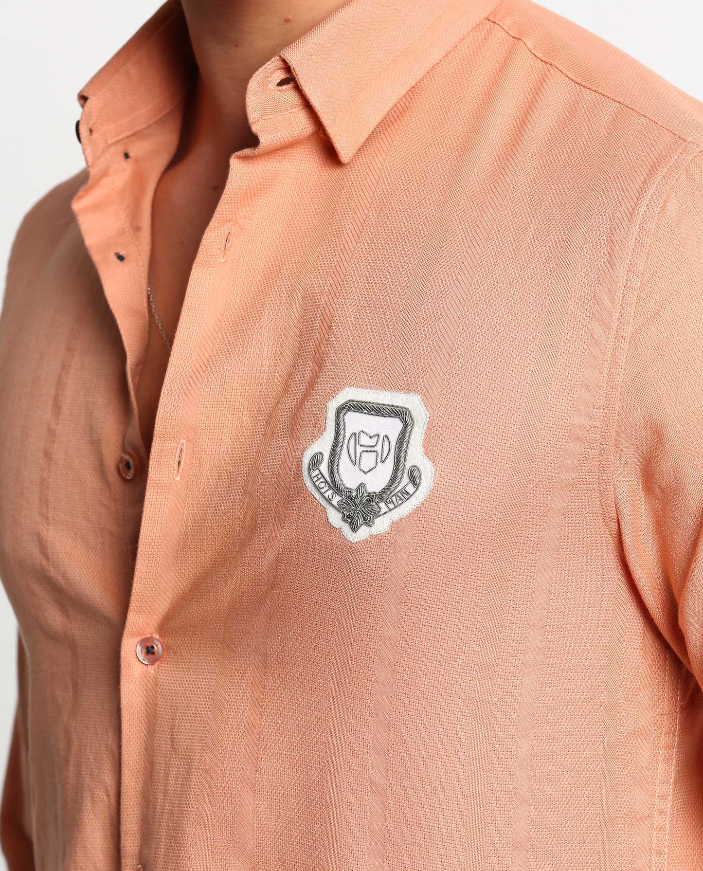 SOUVENIR - ORANGE - EMBELLISHED SHIRT