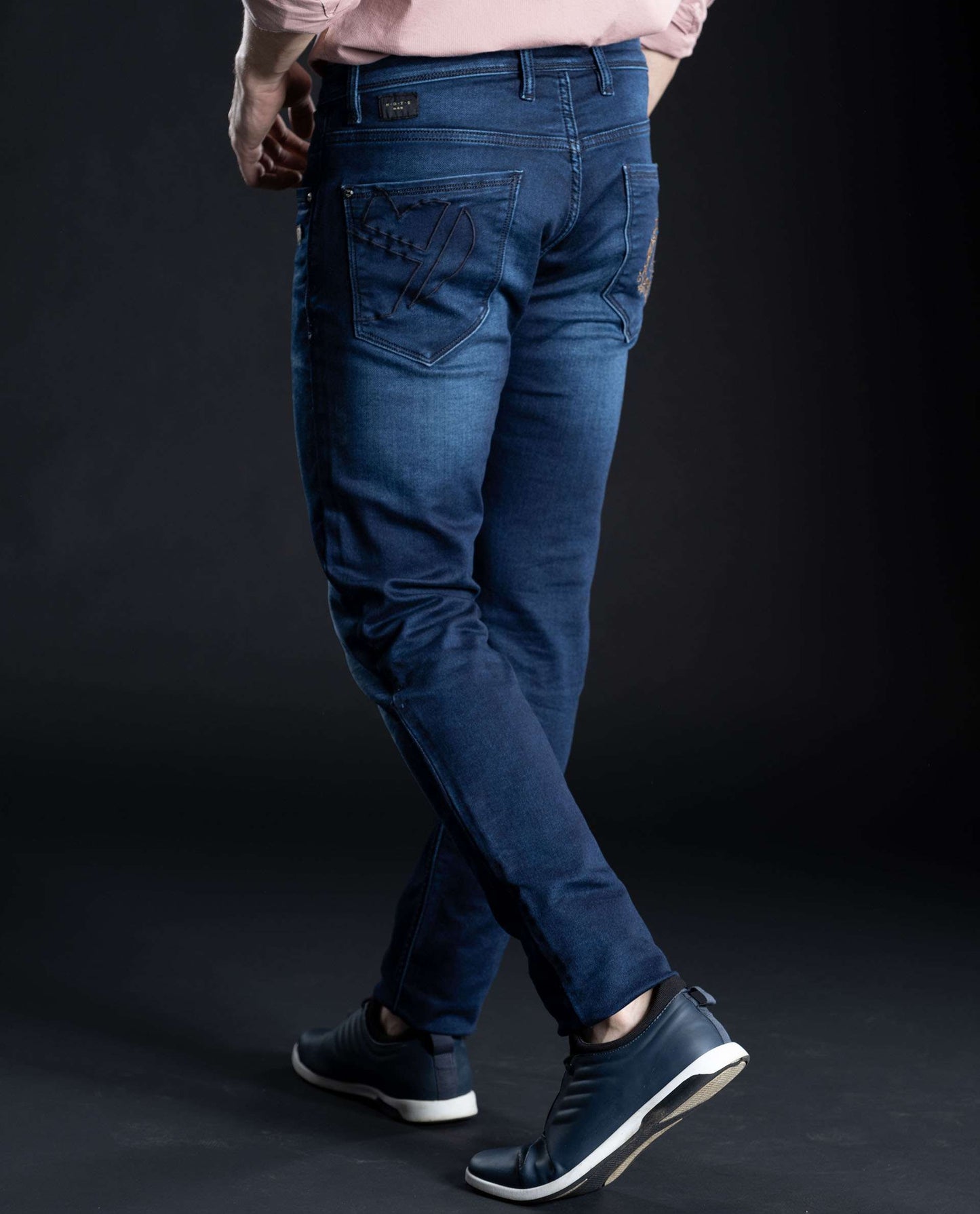 VIBE - BLUE - 5 POCKET MILD WASH DENIM