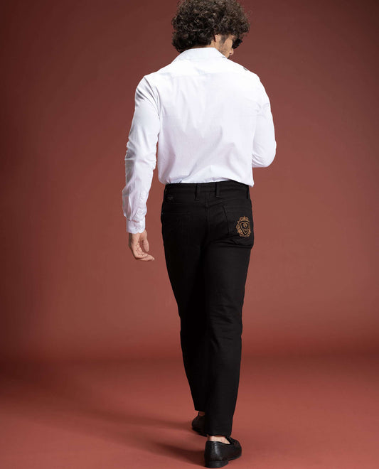 SORERO - BLACK - LUXURY BLACK DENIM