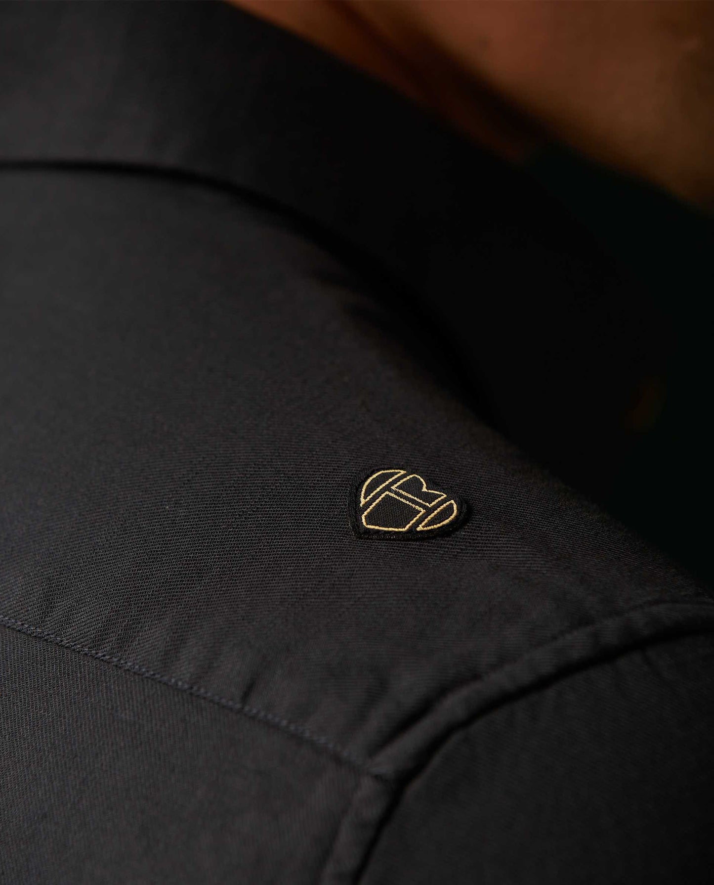 LEGACY - GREY - LUXURY WOVEN BADGE SHIRT