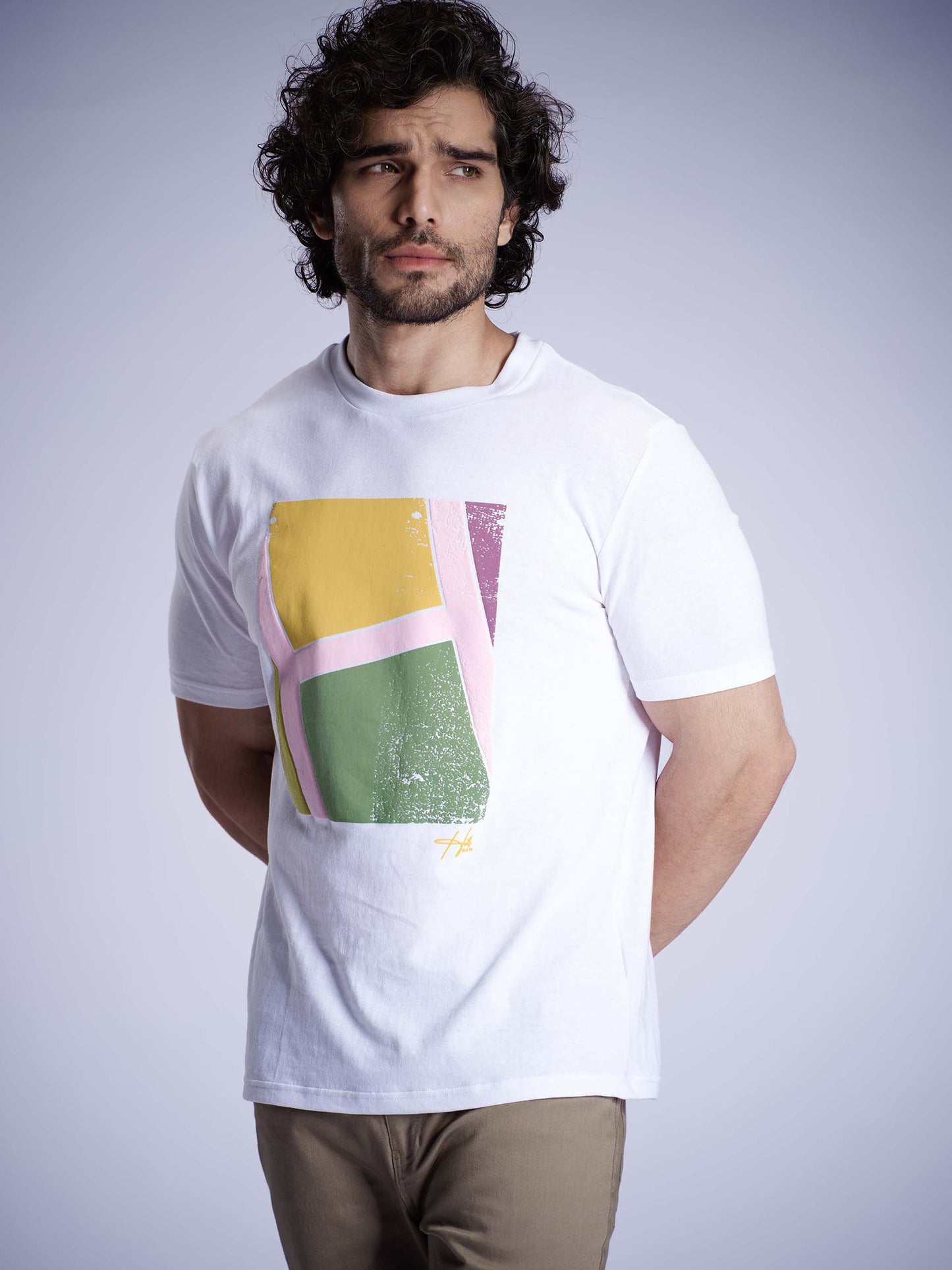 HETCH - WHITE - GRAPHIC PRINT T-SHIRT