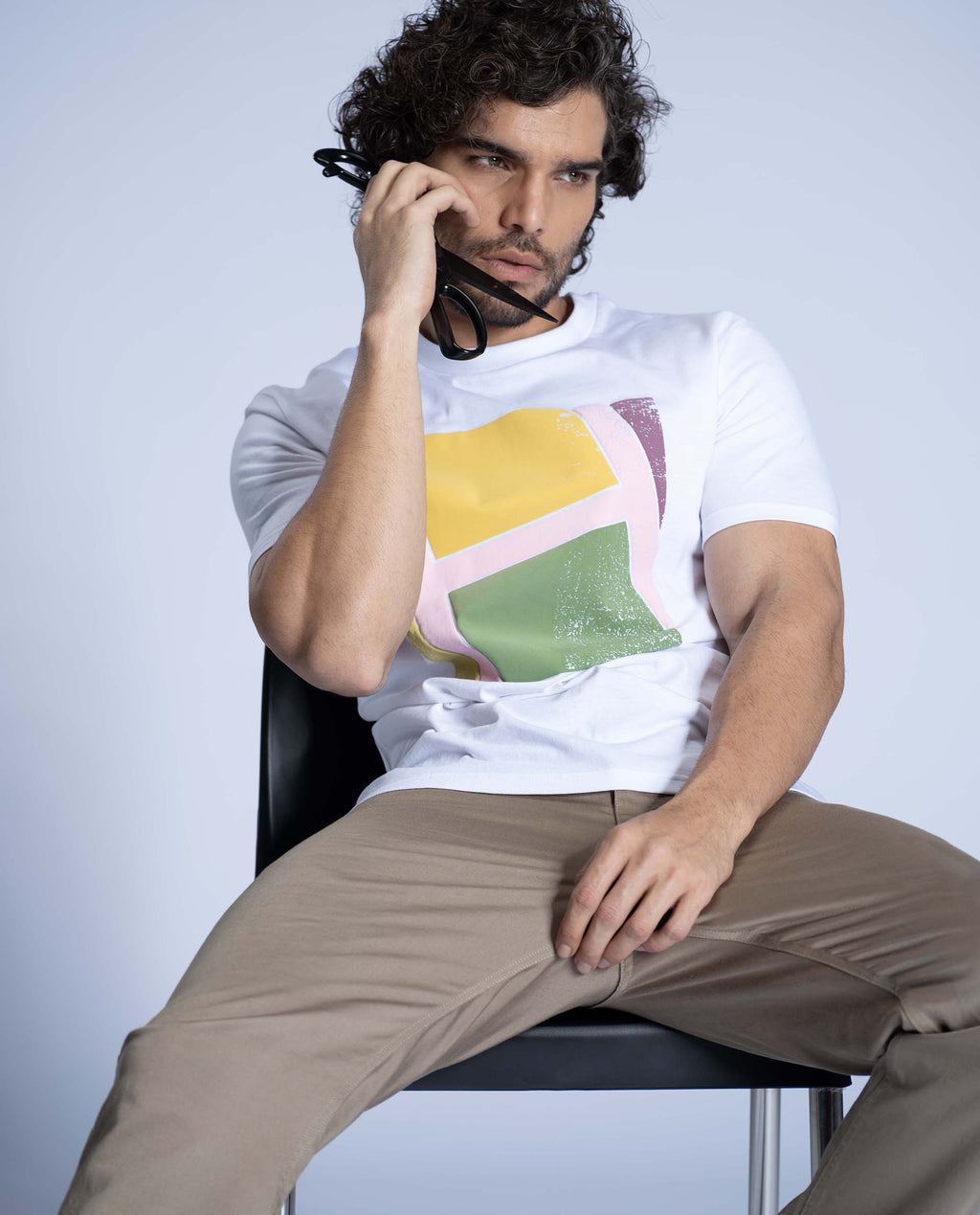 HETCH - WHITE - GRAPHIC PRINT T-SHIRT