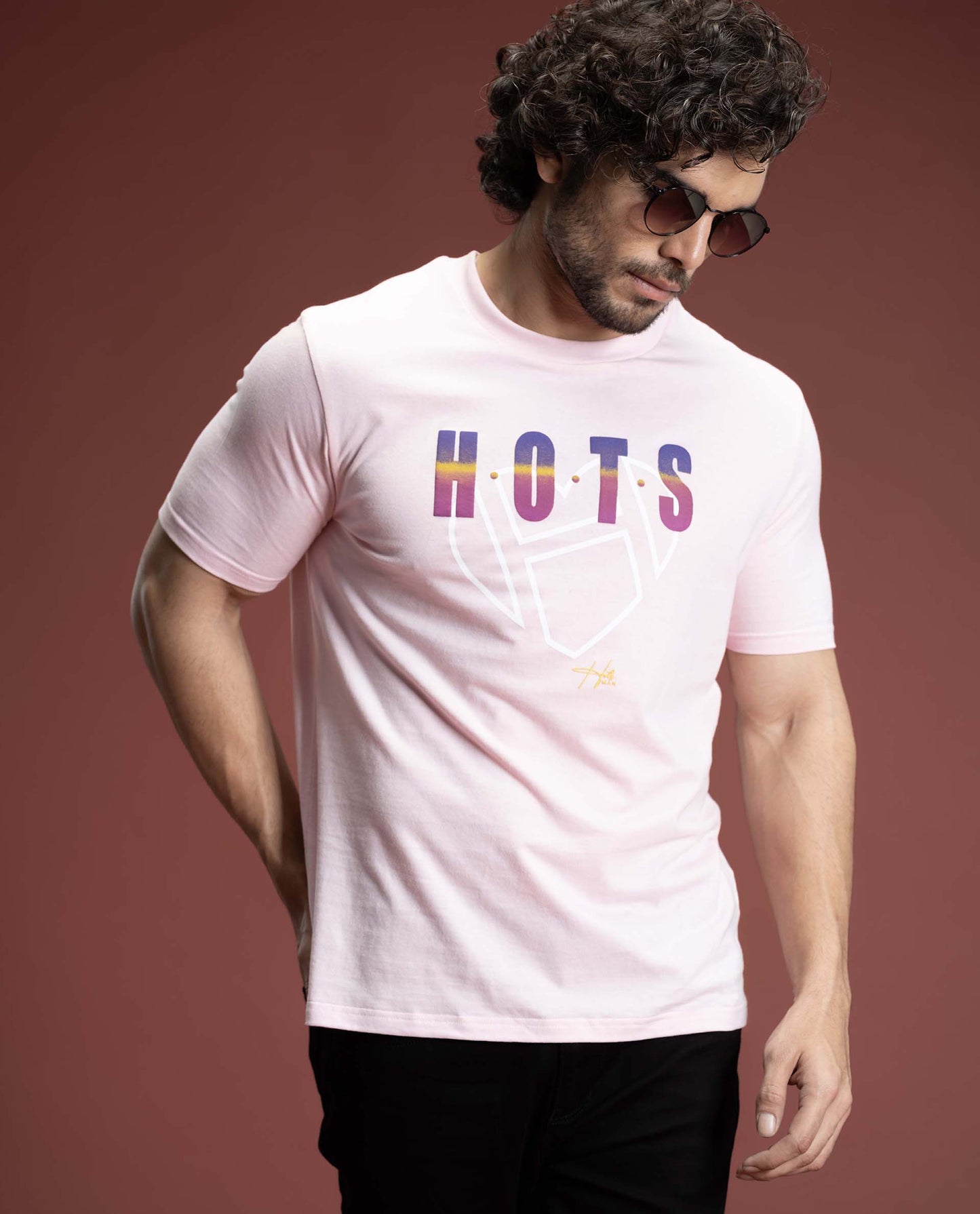 HOTS - PINK - GRAPHIC PRINT T-SHIRT