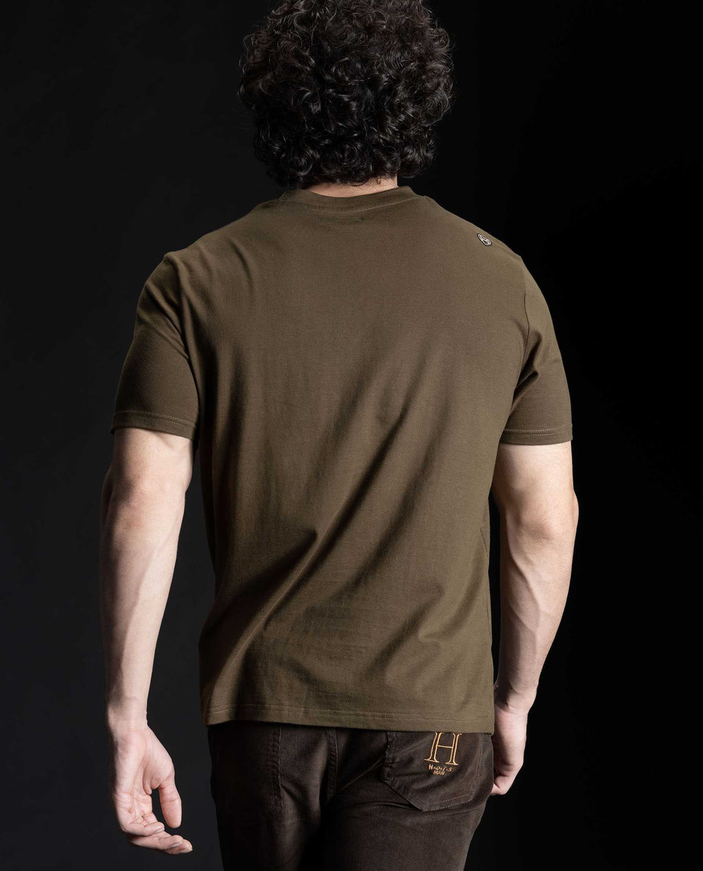 HEART - OLIVE - GRAPHIC PRINT T-SHIRT