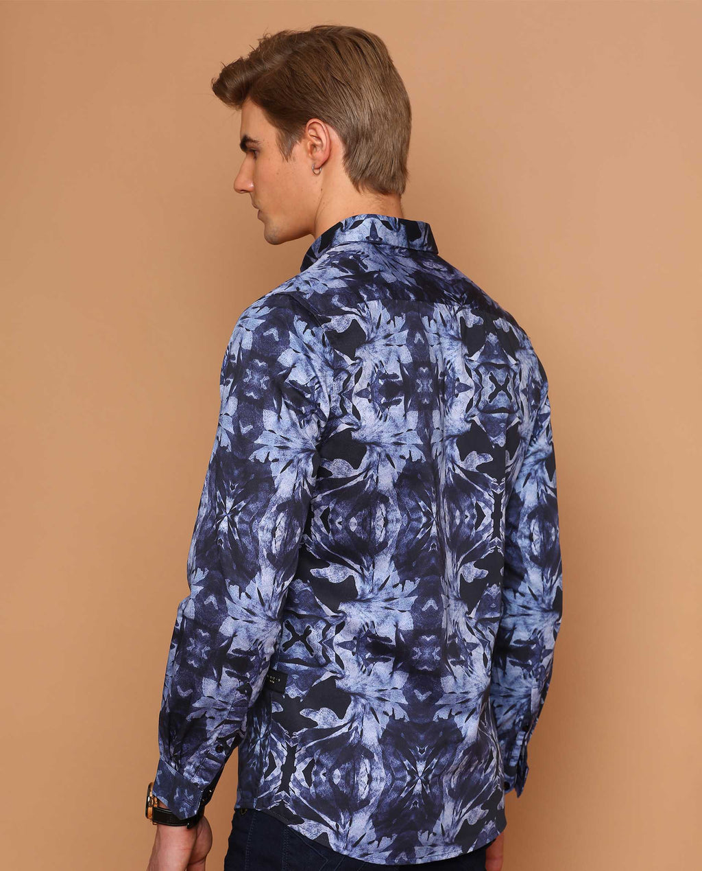 RESONATE - NAVY - DIGITAL PRINT PARTYWEAR SHIRT