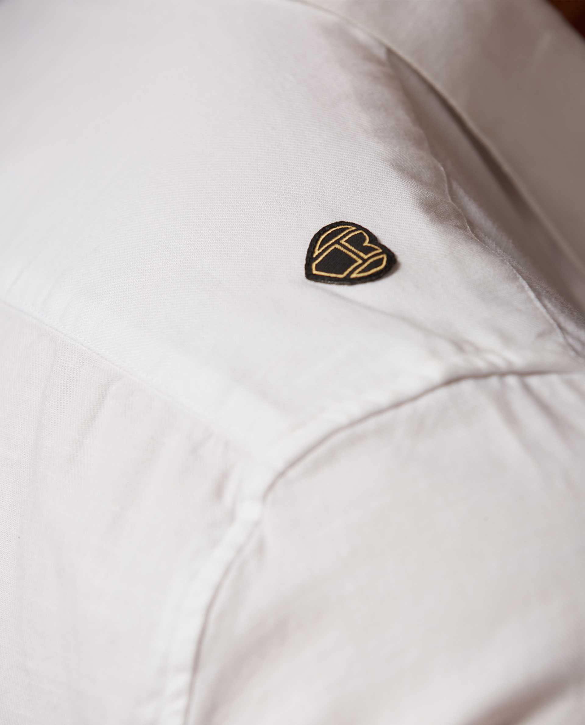 SAGA - WHITE - EMBROIDERED SHIRT