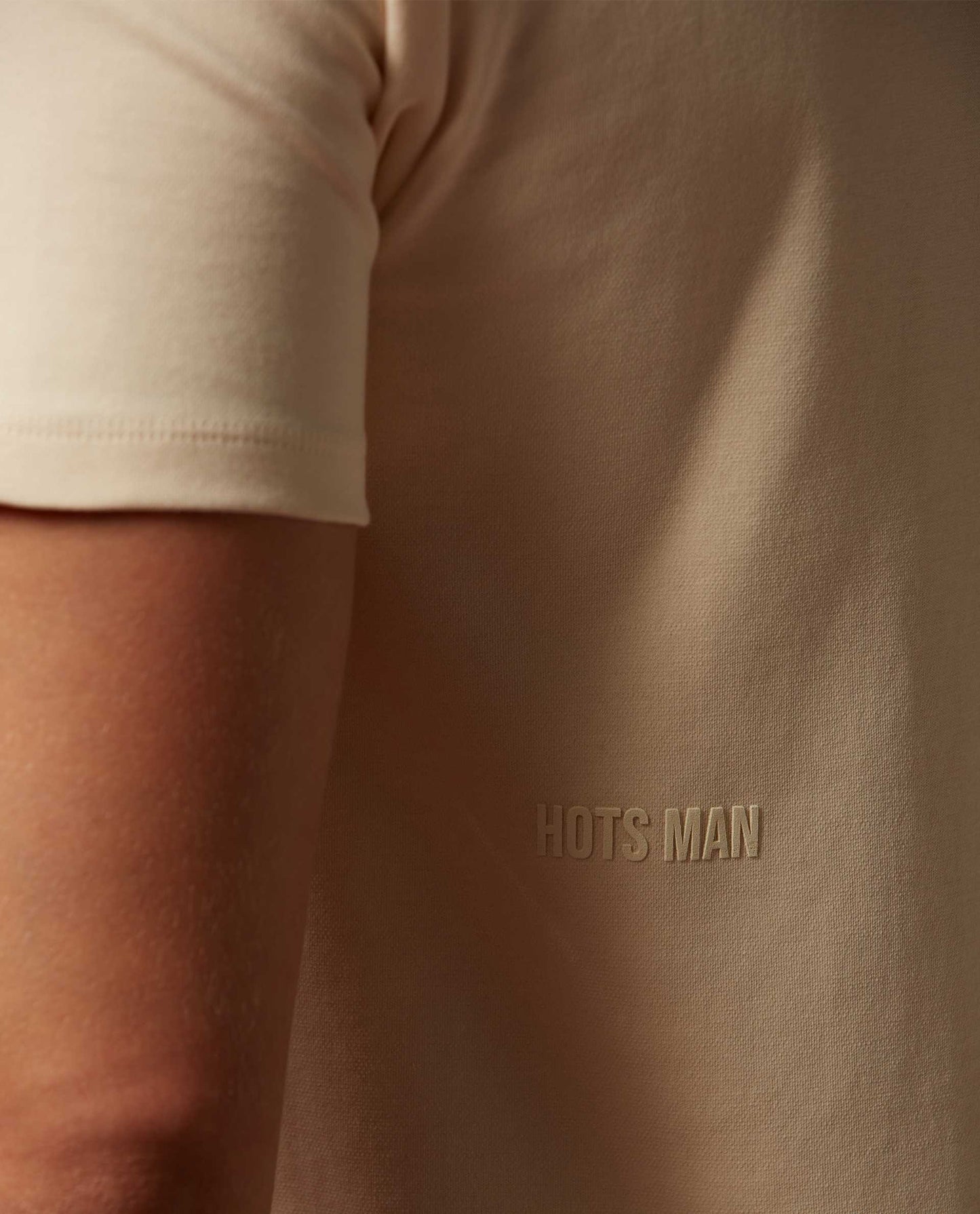 MARINER - BEIGE - EMBROIDERED LUXURY POLO