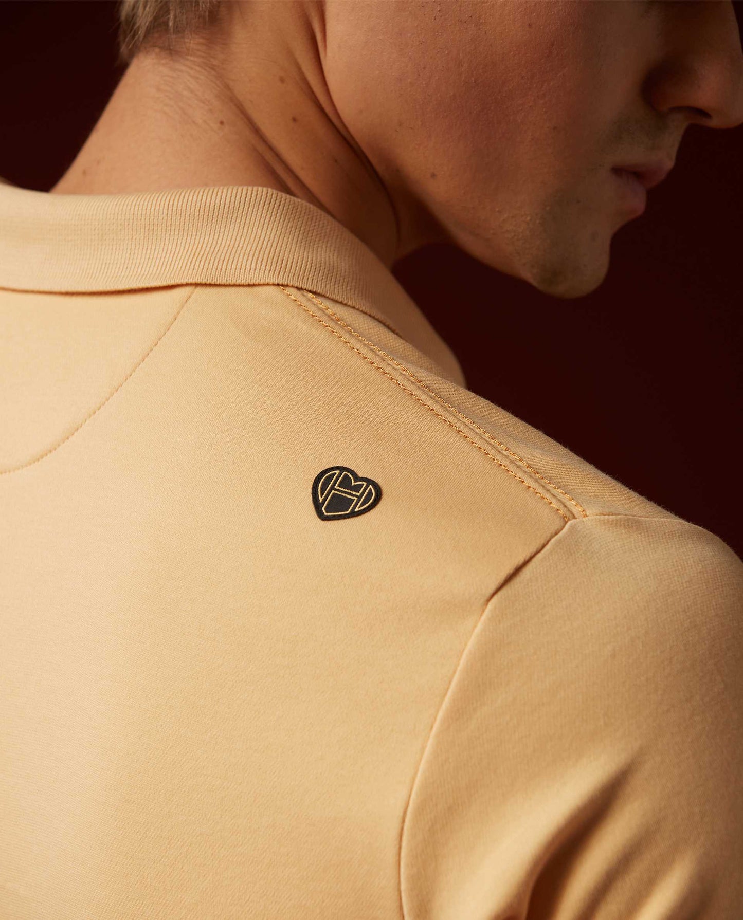MARINER - PEACH - EMBROIDERED LUXURY POLO