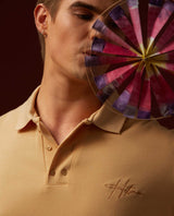 MARINER - PEACH - EMBROIDERED LUXURY POLO