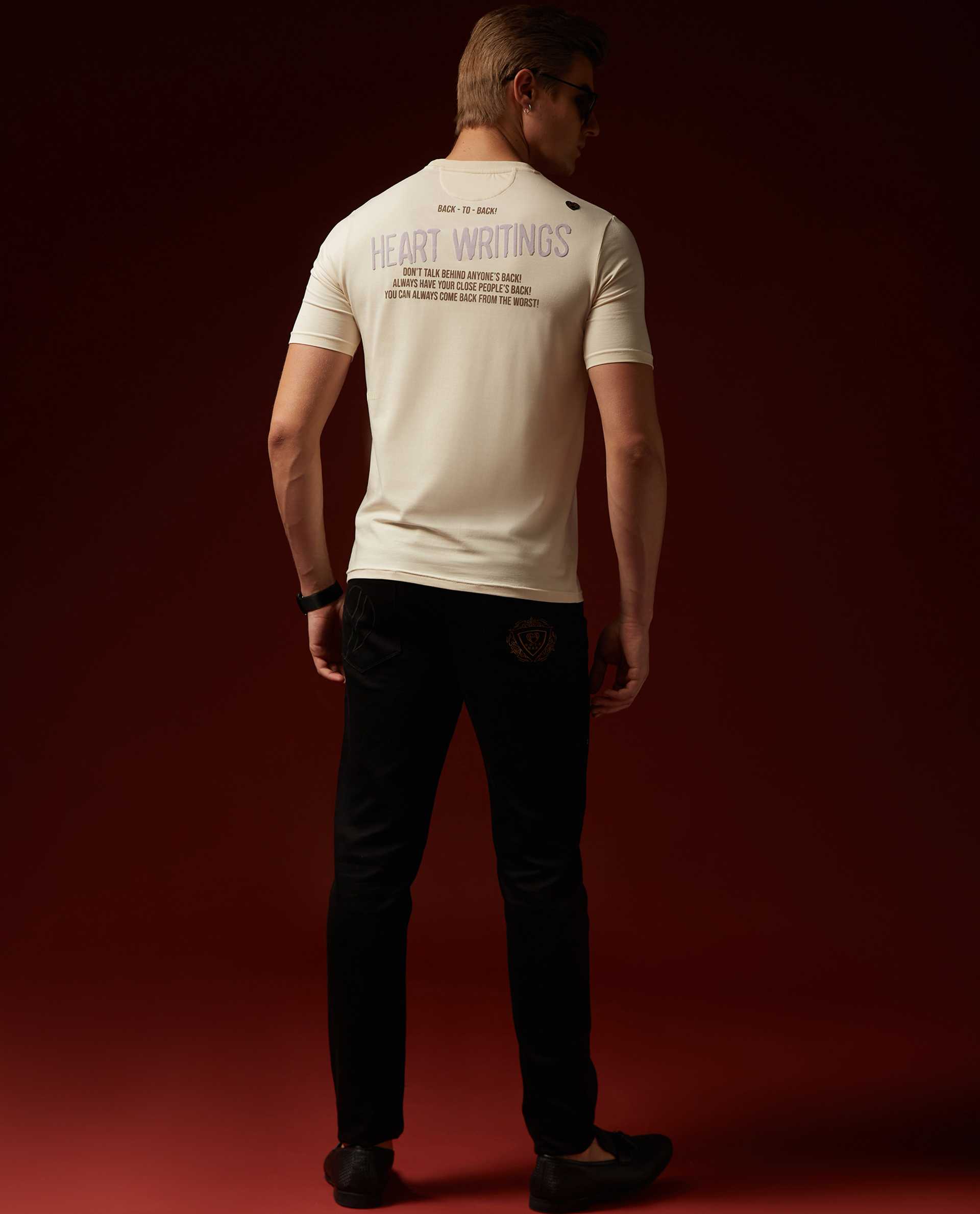 B2B - OFF WHITE - GRAPHIC PRINT T-SHIRT