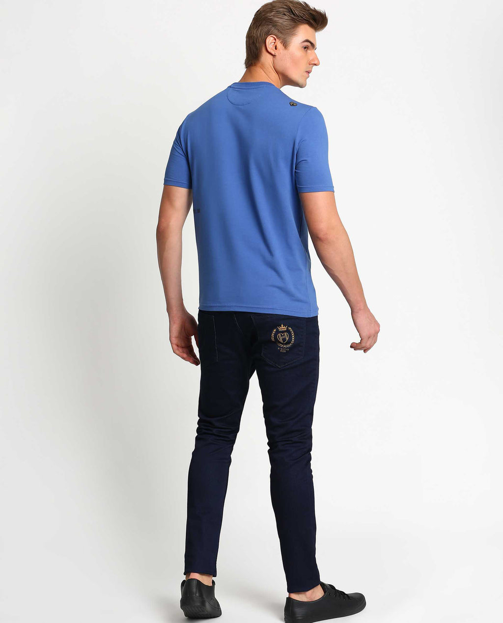 HEART 2 - BLUE - GRAPHIC PRINT T-SHIRT