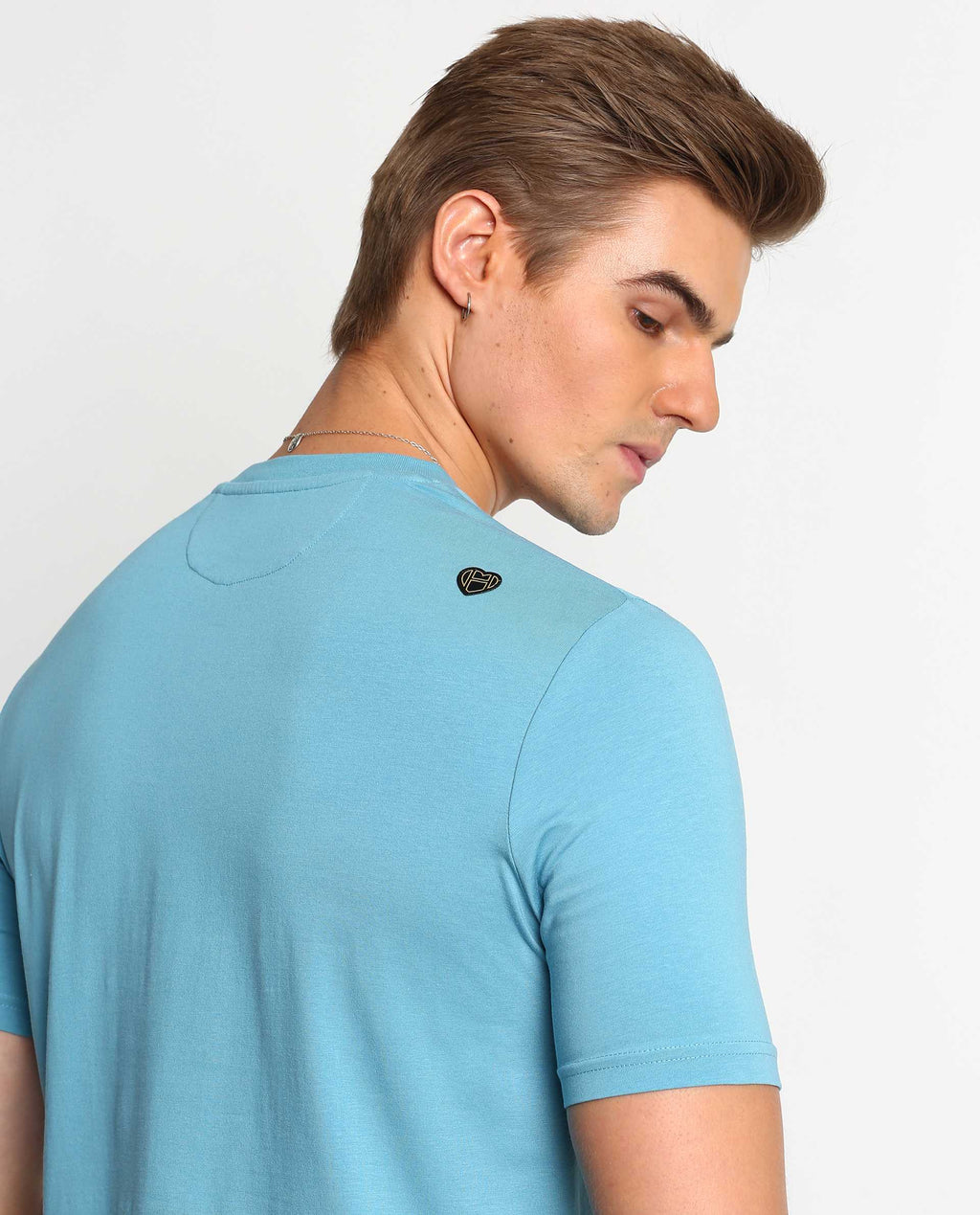 SCRIBBLE - SKY BLUE - GRAPHIC PRINT T-SHIRT