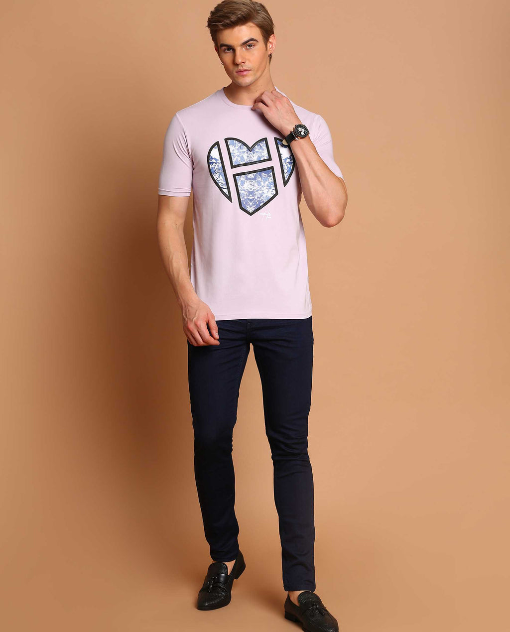 TRIBUTE - LT PURPLE - GRAPHIC PRINT T-SHIRT