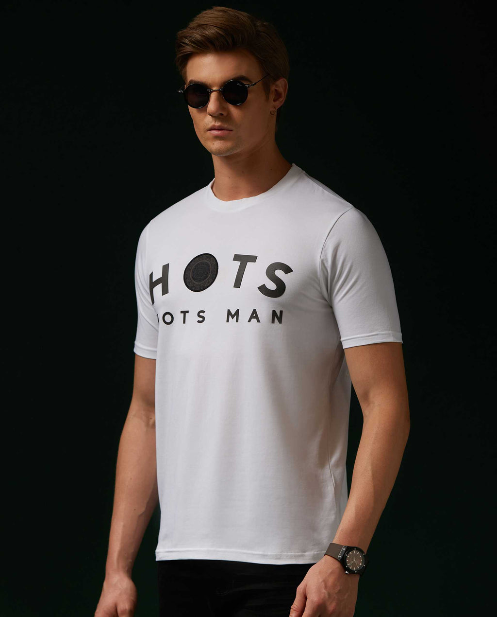 VICTOR - WHITE - GRAPHIC PRINT T-SHIRT