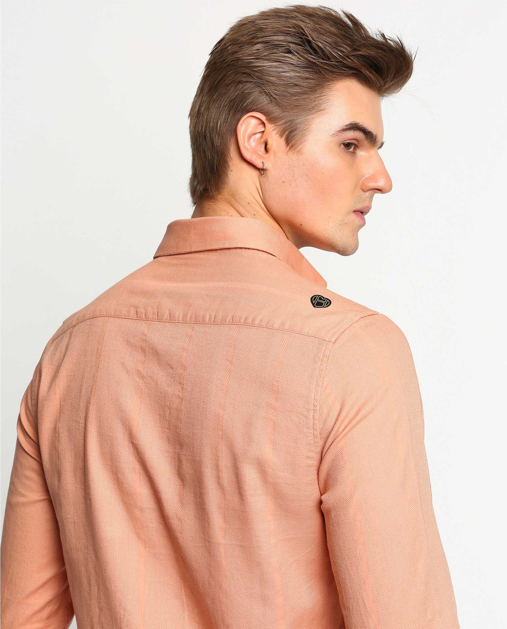 SOUVENIR - ORANGE - EMBELLISHED SHIRT