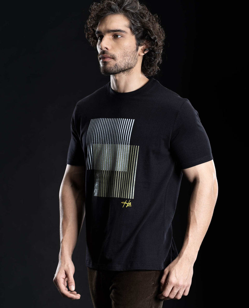 CUTT - BLACK - GRAPHIC PRINT T-SHIRT