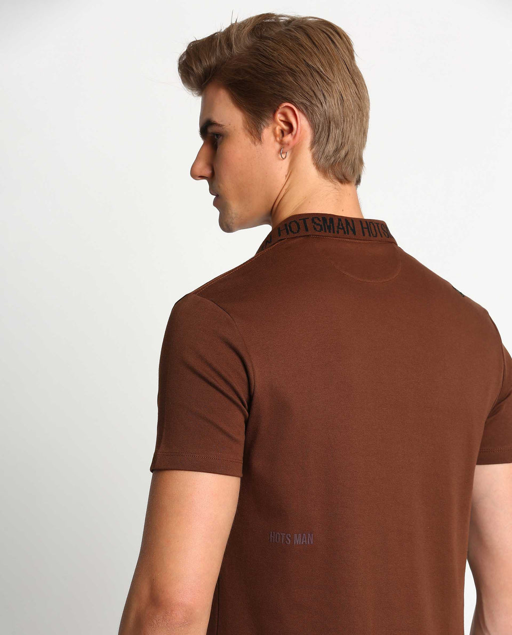 SYNC - BROWN - EMBELLISHED LUXURY POLO