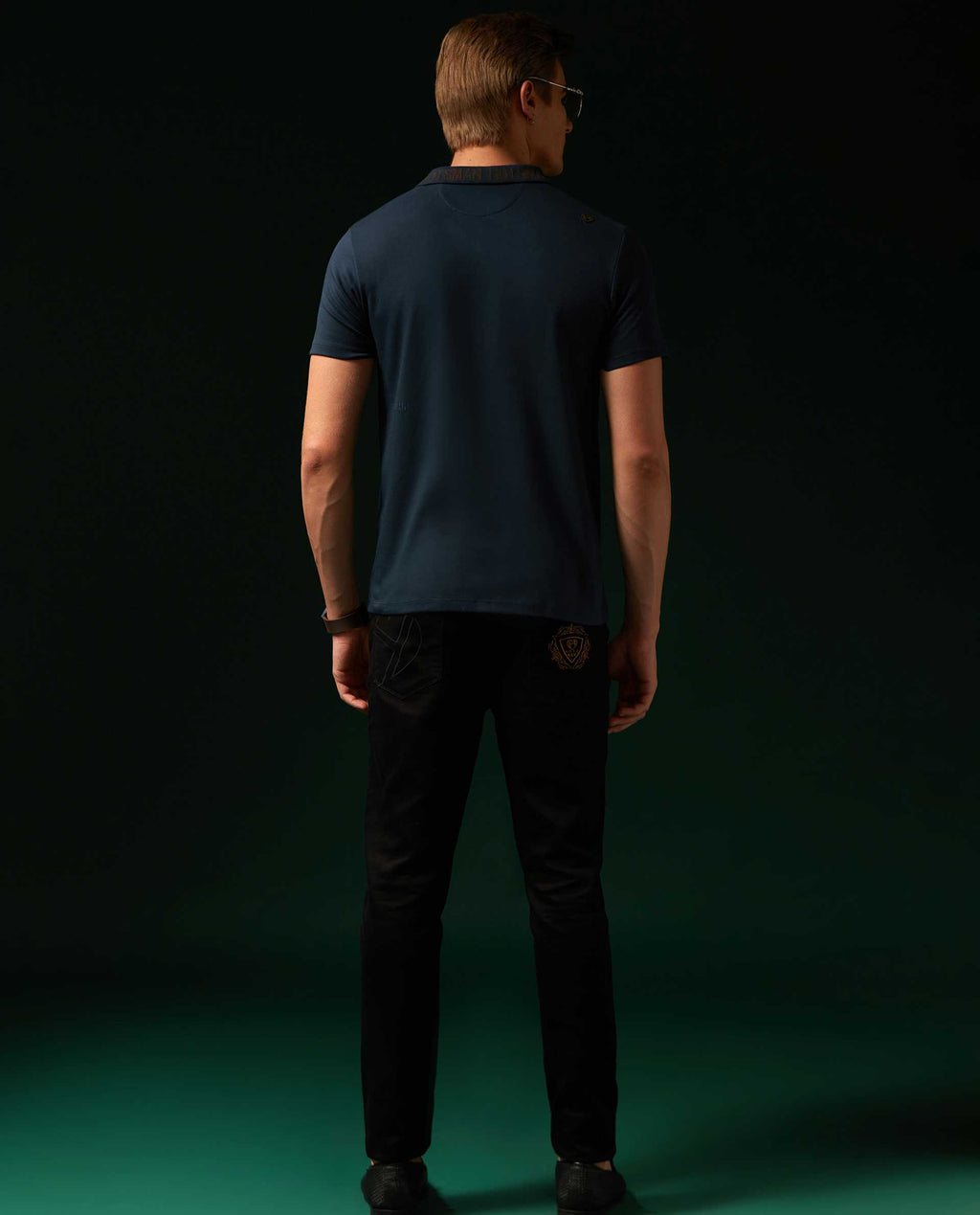 SYNC - TEAL - EMBELLISHED LUXURY POLO