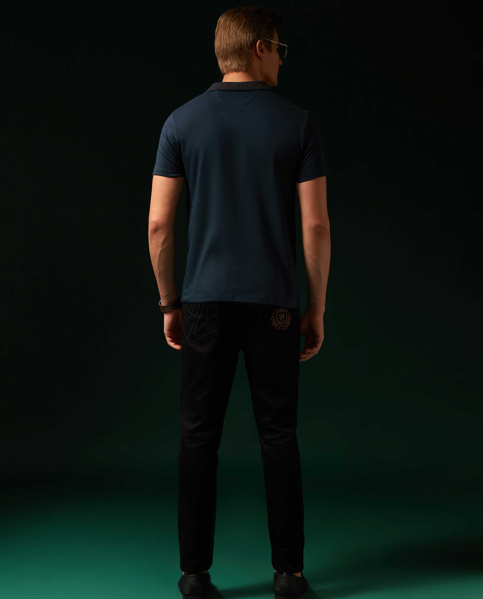 SYNC - TEAL - EMBELLISHED LUXURY POLO