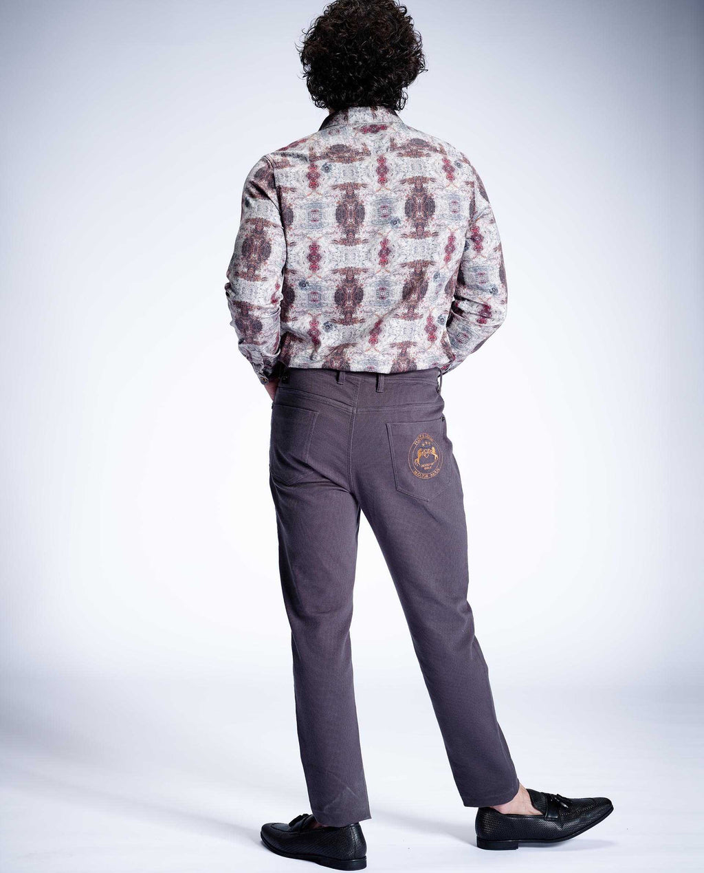 RADIATE - DARK GRAY - 5 POCKET TEXTURED CHINO